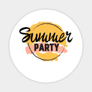 Summer Party Magnet